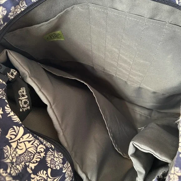 Iota Chic | Blue & White Laptop Bag - Picture 4 of 7